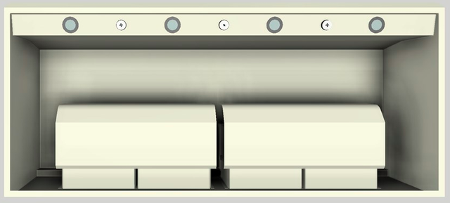 Vent-A-Hood® 60" Biscuit Wall Hood-3