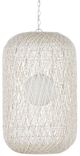 Currey & Company Cream Cocoon Large Pendant-3