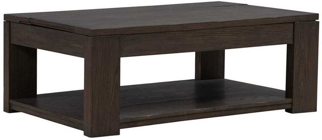Liberty Furniture Lennox Hill Bark Lift Top Cocktail Table-0