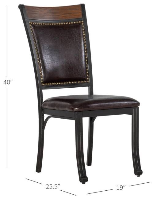 Powell® Franklin 5-Piece Umber Brown Dining Set-3