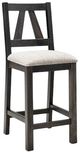 Handstone Algoma 24" Counter Chair with Wood Seat-0