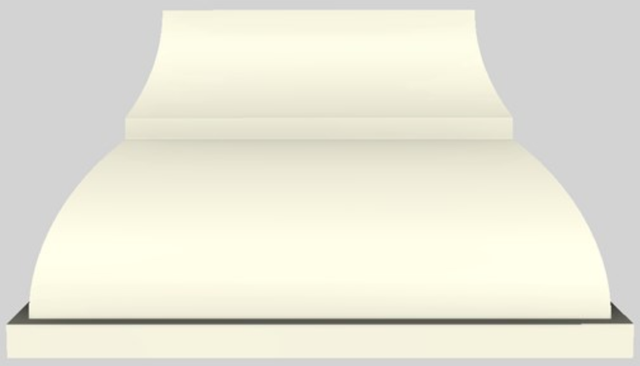 Vent-A-Hood® Designer Series 54" Biscuit Wall Mounted Range Hood-0