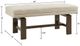 Olliix by Madison Park Claymore Natural Accent Bench-4