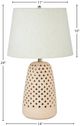 LH Home Skye Taverna Beige/Ivory Table Lamp-2