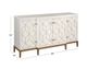 Bassett Mirror Perrine Soft White Server-2