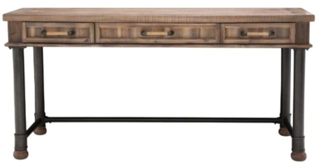 Michael Amini® Crossings Gunmetal/Reclaimed Barn Writing Desk-2