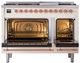 Ilve® Nostalgie II Series 48" Antique White Pro Style Dual Fuel Range-1