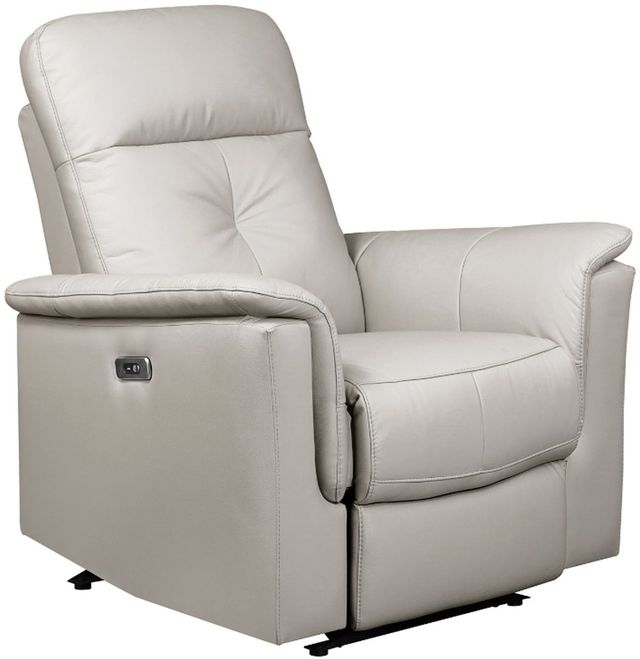 Mazin Furniture Bristow Silver Power Glider Recliner-0