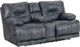 Catnapper® Voyager Slate Reclining Lay Flat Console Loveseat with Storage and Cupholders-0