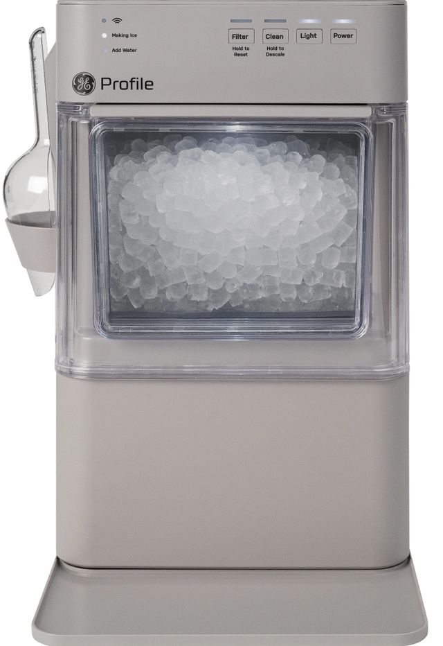 GE Profile™ Opal™ Mini 9" 34 lb. Stone Gray Nugget Ice Maker-0