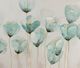 Giftcraft Gold/Gray/Seafoam Turquoise Floral Oil Print-1