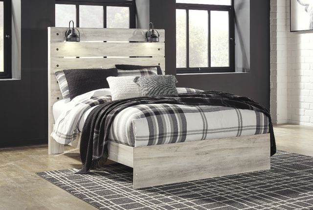 Signature Design by Ashley® Cambeck Whitewash Queen Panel Storage Bed-4