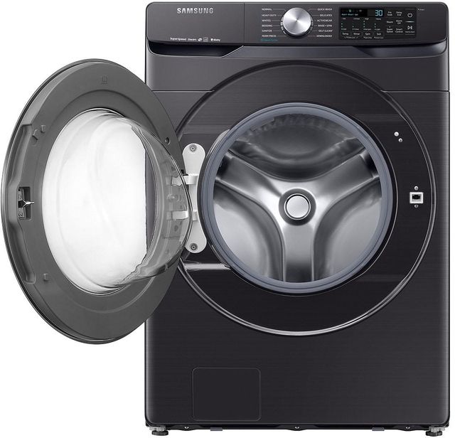 Samsung 4.5 Cu. Ft. Fingerprint Resistant Black Stainless Steel Front Load Washer-1