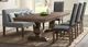 Elements International Gramercy 6-Piece Chocolate/Weathered Brown Straight Leg Dining Set-5