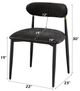 ACME Furniture Jaramillo 2-Piece Black Dining Side Chair Set-2