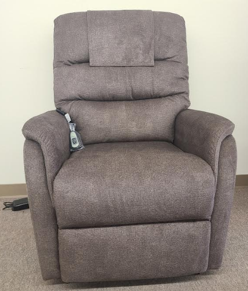 Destin Medium Power Lift Chair Recliner in a Elk Fabric-1