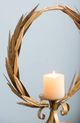 A & B Home Gold Pillar Holder-4