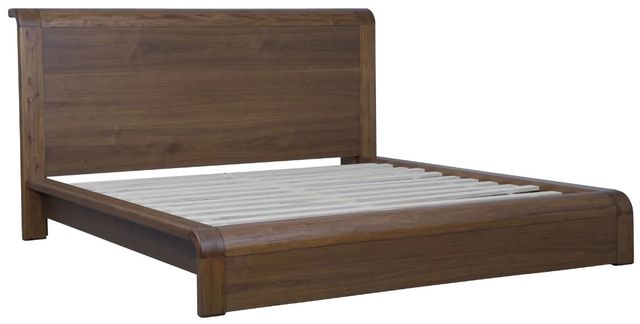 Modus Furniture Totes English Walnut Eastern King Platform Bed-2