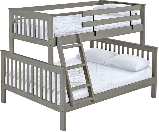 Crate Designs™ Furniture Storm Twin XL/Queen Tall Offset Mission Bunk Bed-0