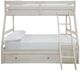 Signature Design by Ashley® Robbinsdale Antique White Youth Twin/Full Storage Bunk Bed-1