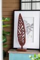 A & B Home 2-Piece Brown Intrinsic Leaf Statuary Set-4