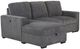 Global Furniture USA U2660-3 3-Piece Corduroy L-Shaped Sectional and Chaise-0
