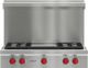 Wolf® 36" Pro Style Natural Gas Rangetop-1