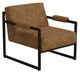 International Furniture Direct Galena Black/Orange Chair-0