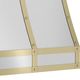 Zephyr Designer Collection 36'' x 12'' Satin Gold Duct Cover Banding Kit -1
