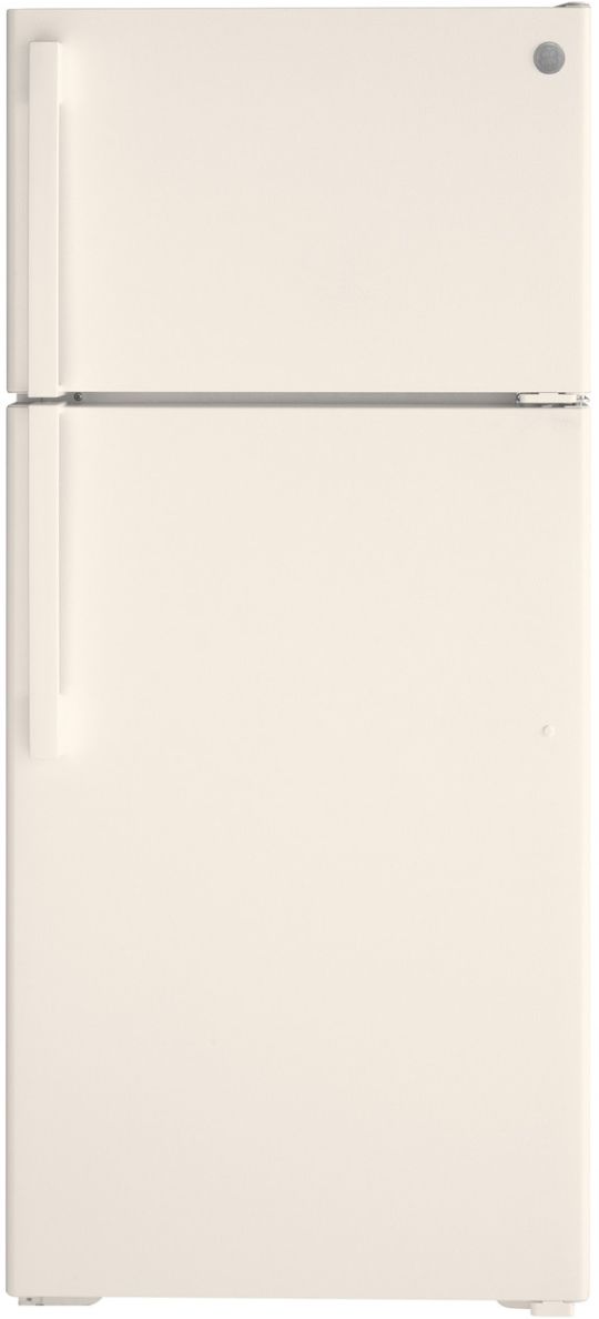 GE® 28"  16.6 Cu. Ft. ENERGY STAR® Bisque Top Freezer Refrigerator-0