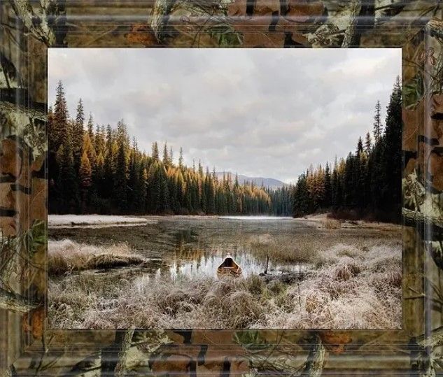 Classy Art Reflecting Nature by Andrew Geiger Framed Print Wall Art-1
