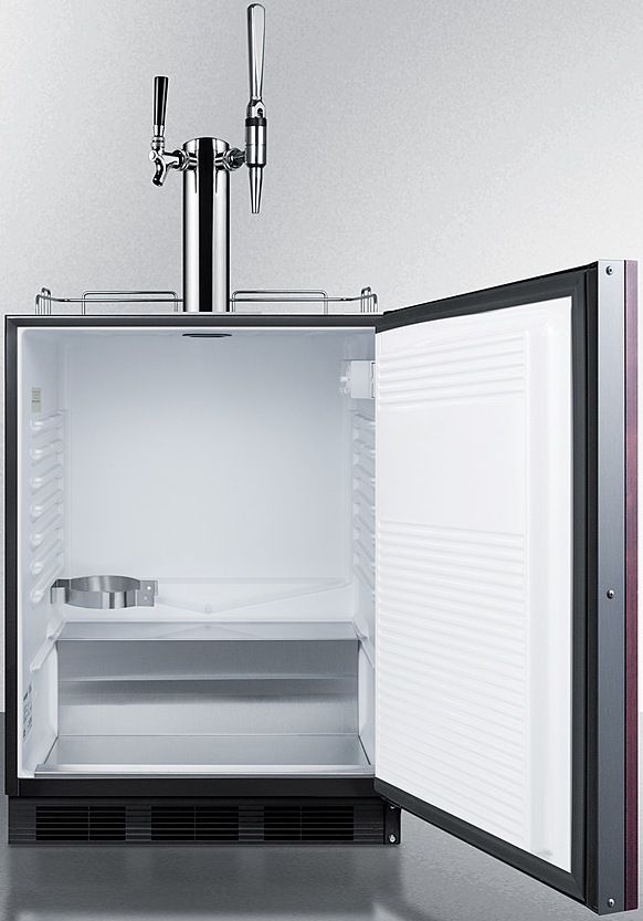 Summit® Commercial Series 5.5 Cu. Ft. Panel Ready Beer Cooler/Kegerator-2