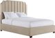 Elements International Harper Sand King Upholstered Bed-0