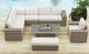 Elements International Carmona 6-Piece Beige/Natural Olefin Outdoor Conversion Set -1