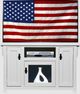 American Heartland Manufacturing Poplar 50' TV Stand-1
