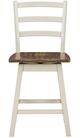 Signature Design by Ashley® Brinfern Antique White/Brown Swivel Stool-2