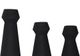 Renwil® Granfeld Set of 3 Textured Matt Black Vases-1