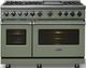 Viking® 7 Series 48'' Eucalyptus Pro Style Dual Fuel Range with Griddle-2