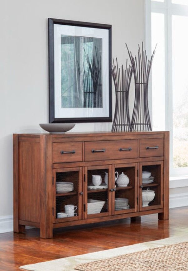 A-America® Anacortes Salvage Mahogany Server-3