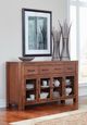 A-America® Anacortes Salvage Mahogany Server-3