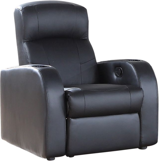 Coaster® Cyrus 5-Piece Black Home Theater Seating Set-2