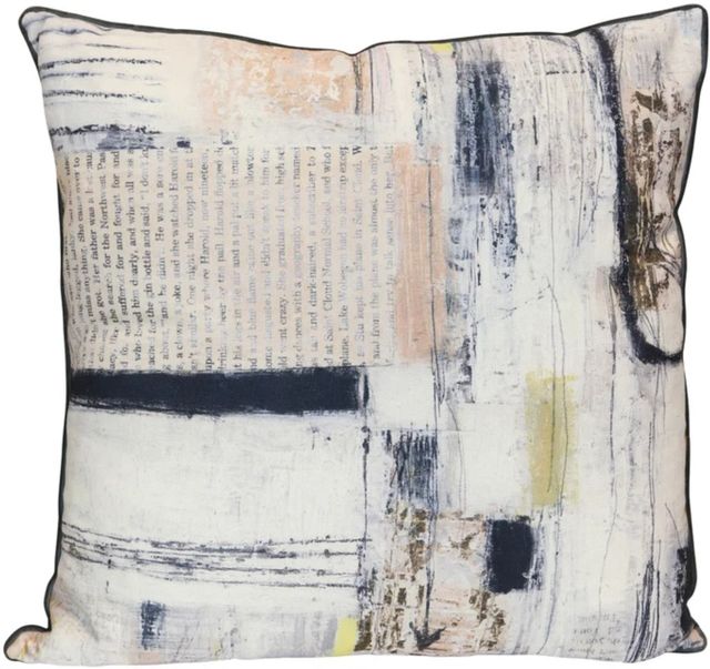 Stylecraft Norman Wyatt Home Black/Cream Designer Throw Pillow-0