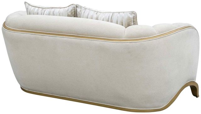 Michael Amini® Scotts Square Light Champagne Loveseat-3