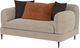 Coaster® Jade Latte Upholstered Sculpted Track Arm Loveseat-2
