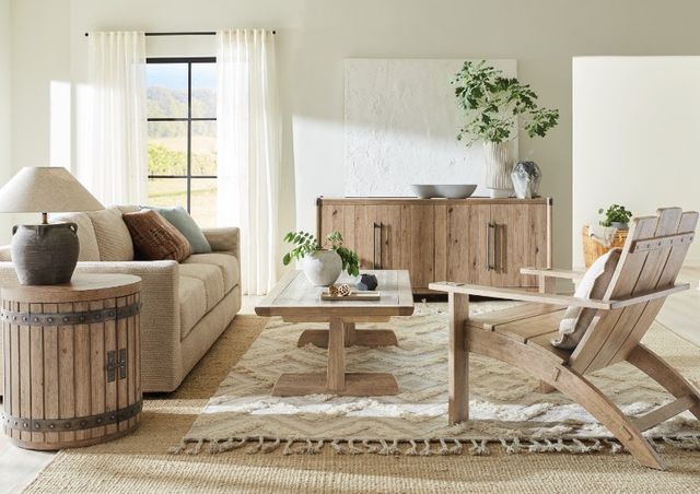 Hooker® Furniture Vineyard Row Sonoma Wine Barrel End Table-1