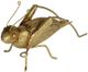 A & B Home Gold Medium Grasshopper Decorative Figurine-0