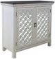 Liberty Furniture Westridge Antique White/Brown Accent Cabinet-0
