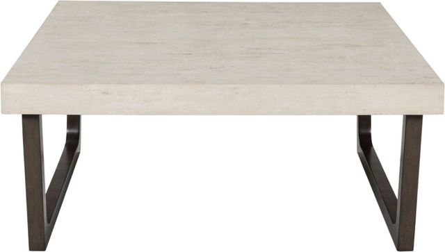 Signature Design by Ashley® Westenfort 2-Piece Gray Occasional Table with Espresso Base Set-3