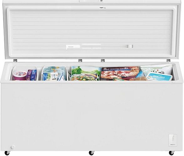 Frigidaire® 80" 24.9 Cu. Ft. White Garage Ready Chest Freezer-2