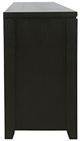 Jofran Inc. Altamonte Black 60" Electric Fireplace Media Console-4